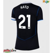 Camiseta Chelsea Jorrel Hato #21 Tercera Equipación para mujer 2025-26 manga corta